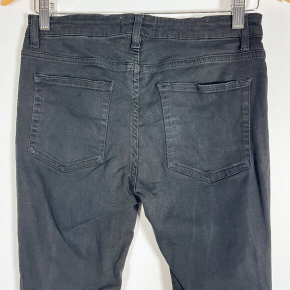 Acne Studios black broken in Flex jeans with holes in knees - Picture 4 of 7